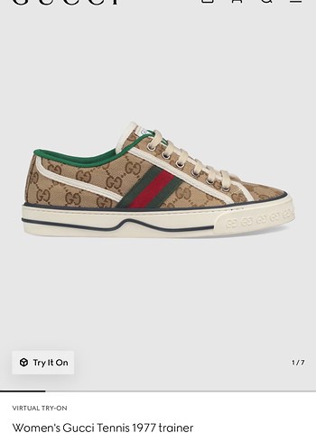 Gucci Gucci Beyaz Sneakers Kadın Spor Ayakkabı