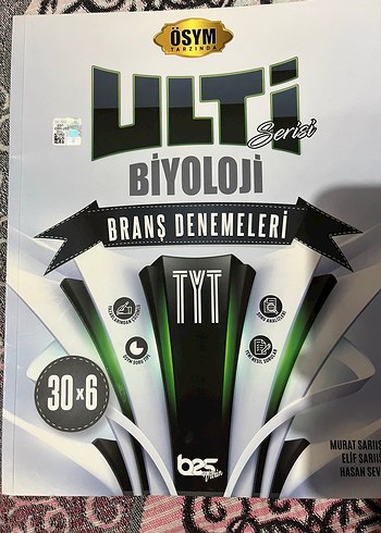 TYT Biyoloji Branş Denemeleri - Ulti Serisi