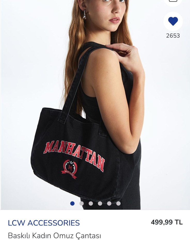 Denim Omuz Çantası - Görsel 2