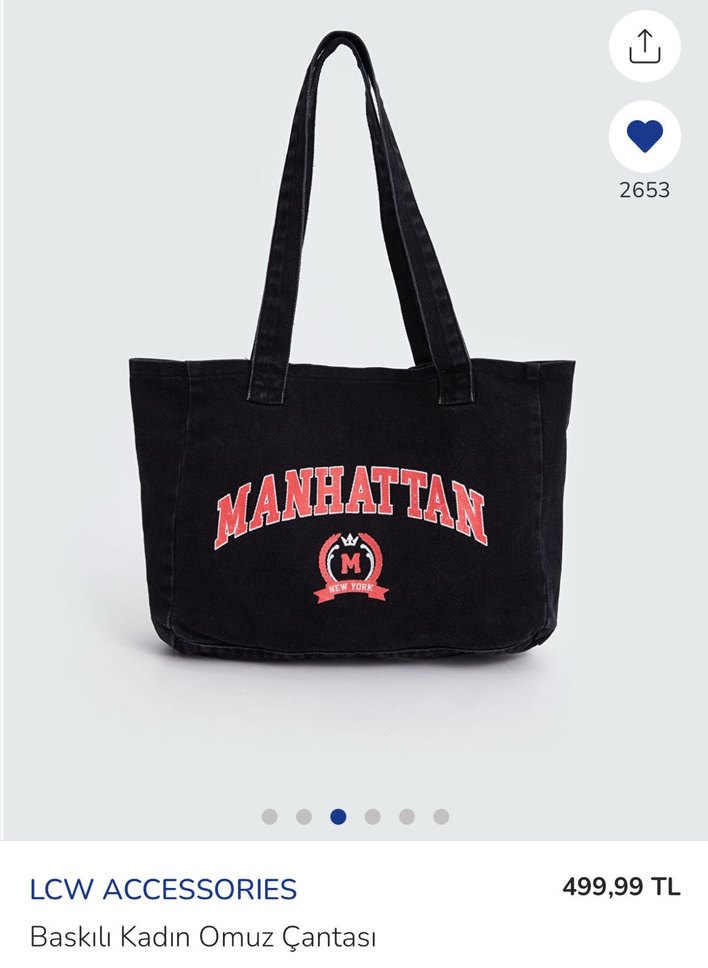 Denim Omuz Çantası - Görsel 3