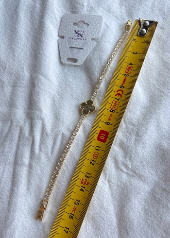 Yonca su yolu altın renk bileklik - Görsel 3