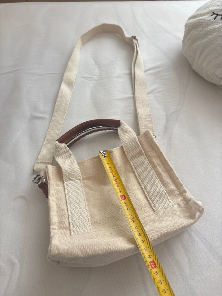 LCW Accessories Beyaz Kanvas Kadın Tote Çanta - Görsel 3