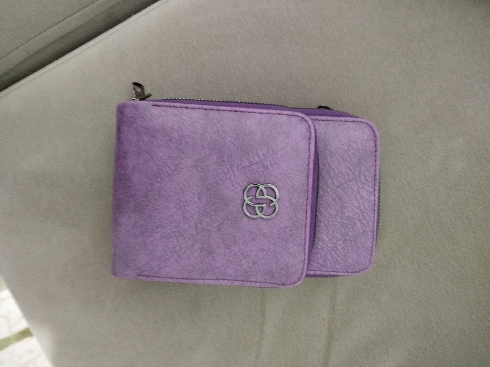 Mor Zincir Detaylı Kadın Çapraz Çanta - Görsel 4