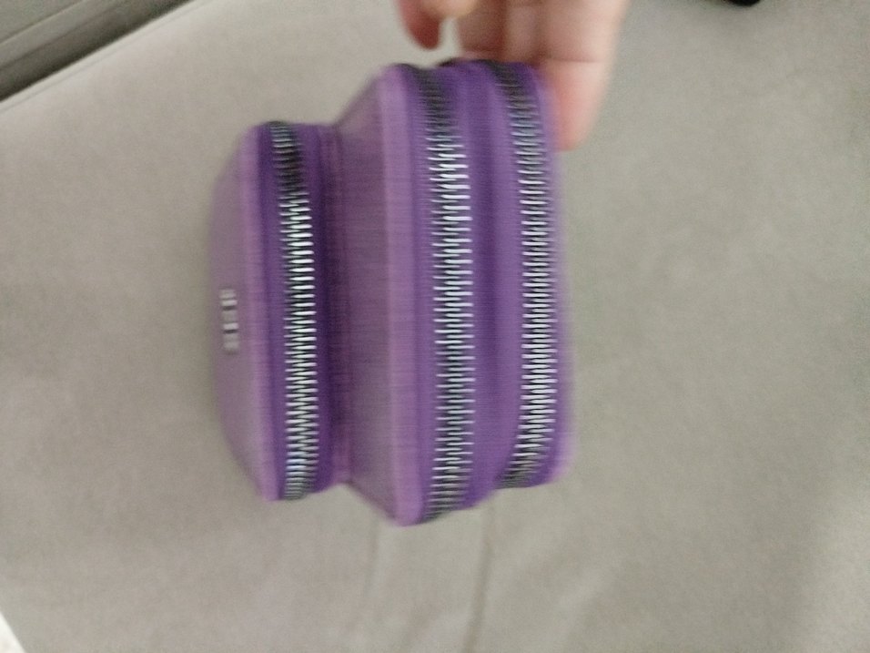 Mor Zincir Detaylı Kadın Çapraz Çanta - Görsel 3