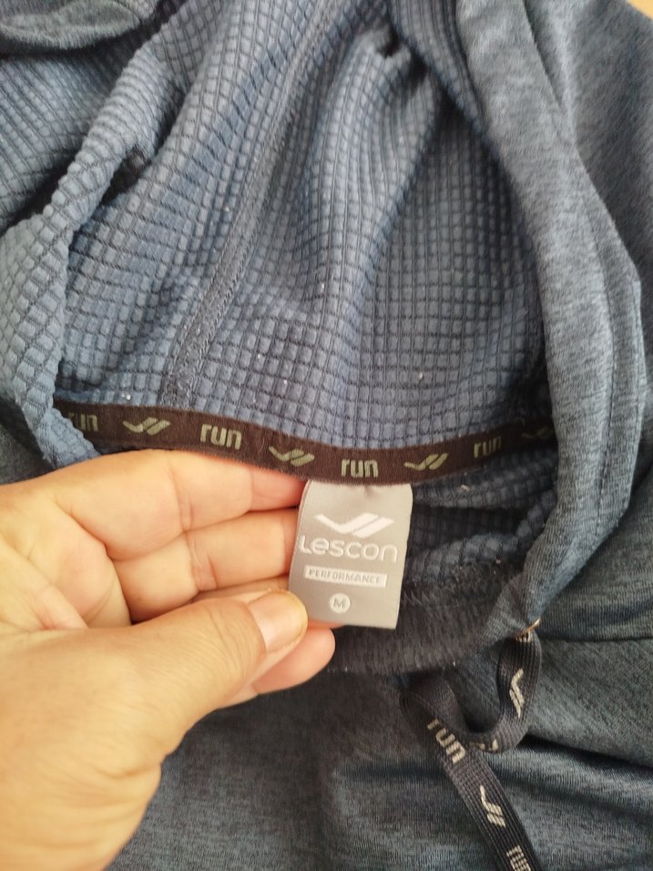 Erkek Gri Kapüşonlu Uzun Kollu Sweatshirt - Görsel 4