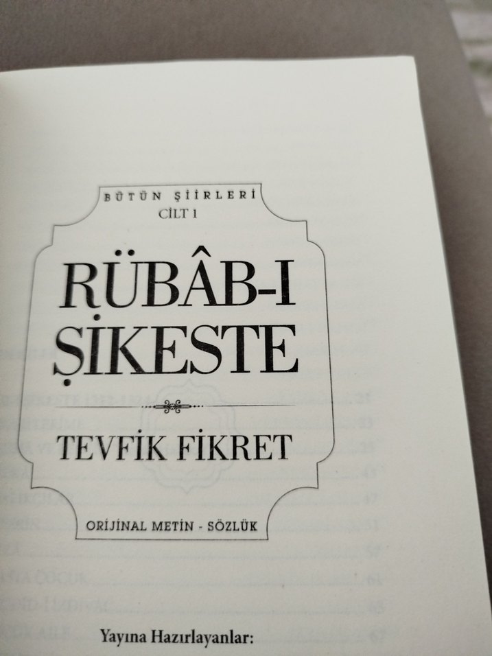 Rübâb-ı Şikeste - Tevfik Fikret Kitabı - Görsel 2