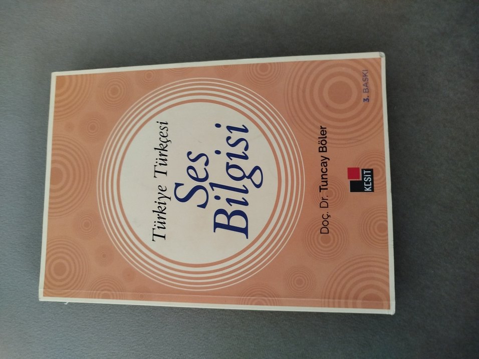 Türkiye Türkçesi Ses Bilgisi Kitabı 3. Baskı - Görsel 2