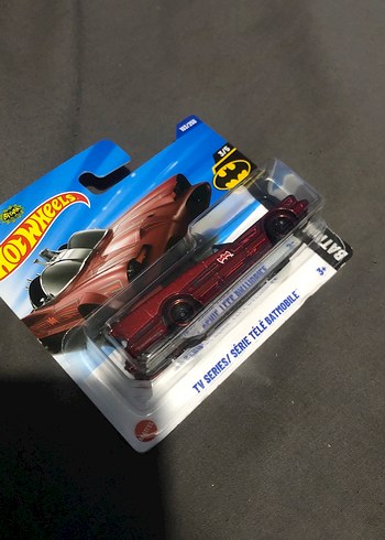 Koyu Kırmızı Hot Wheels Batman Oyuncak Araba