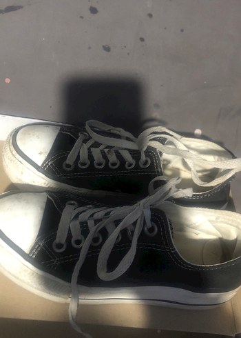 36 Beden siyah Renk Siyah BEYAZ Bağcıklı Kadın Sneakers