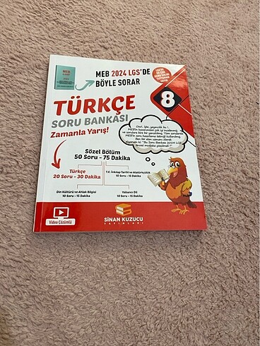 Sinan Kuzucu Lgs 8. Sınıf test kitabı