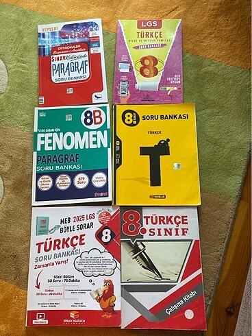 6 lı kitap seti