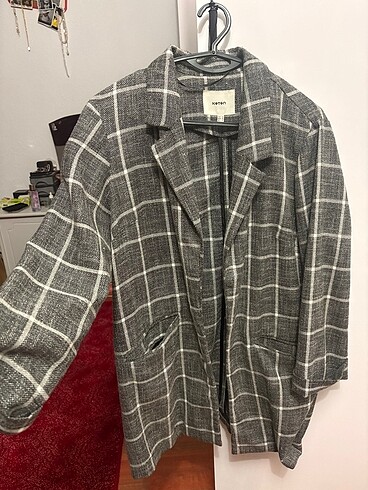 s Beden gri Renk Blazer ceket