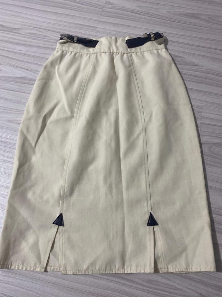 Kemerli Midi Etek - Görsel 3