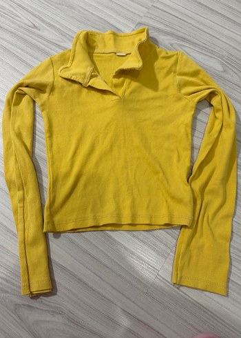 Diğer Sari Crop Bluz