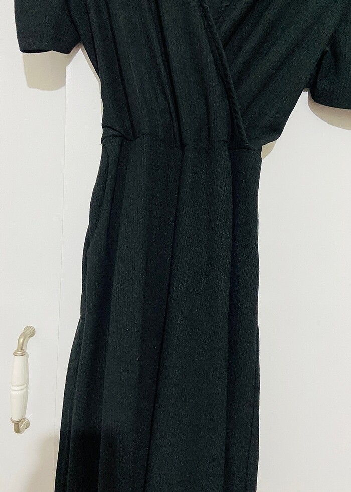 Siyah tulum likralı kumaş - Görsel 4