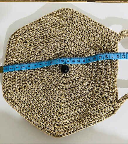 Makrome ipinden kol çantası - Görsel 5