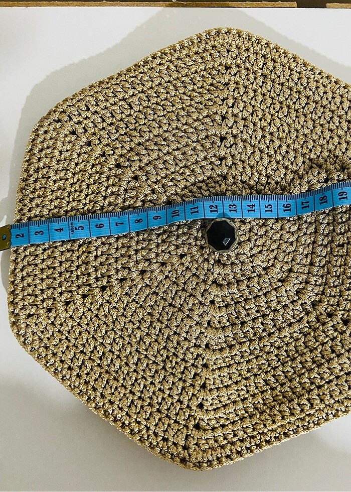 Makrome ipinden kol çantası - Görsel 5