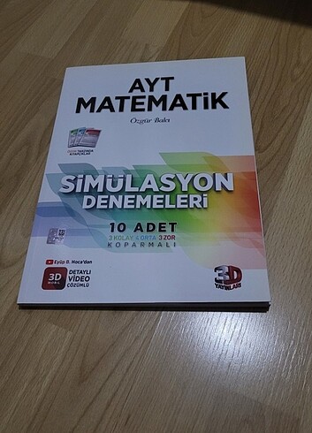 3D Ayt matematik branş denemesi