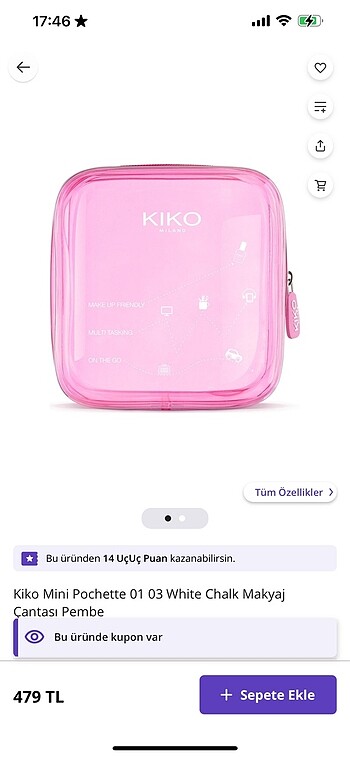 Kiko Kilo makyaj çantası