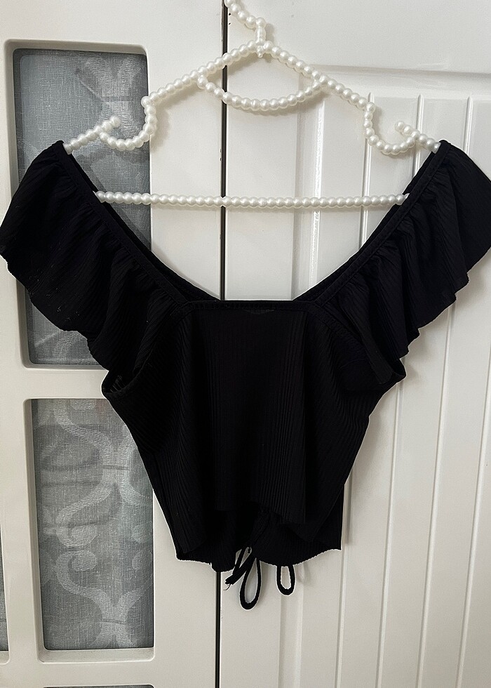 Siyah crop - Görsel 2