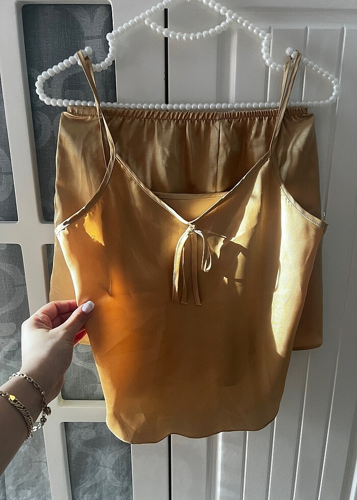 Saten gecelik takımı - Görsel 2