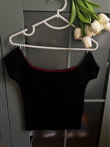 Kayık yaka crop - Görsel 2