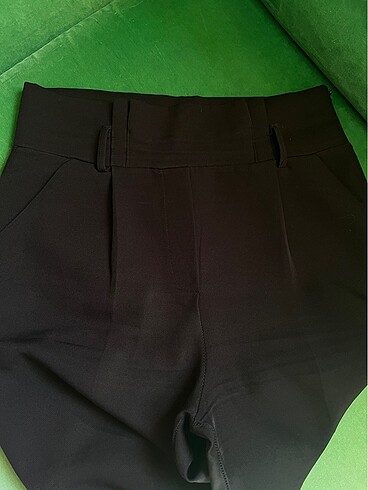 Siyah kumaş pantolon yüksek bel - Görsel 3