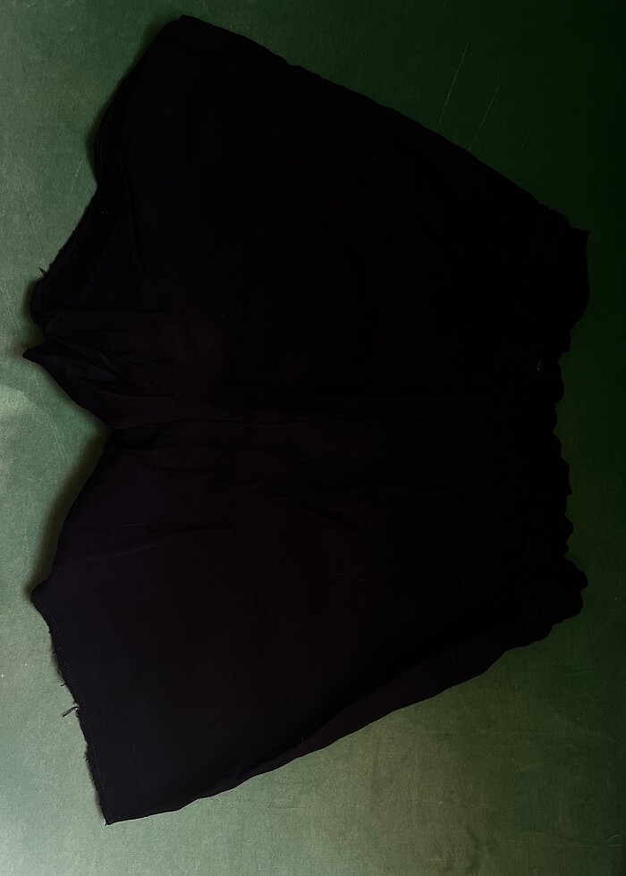 Hm Siyah ince kumaş şort - Görsel 2