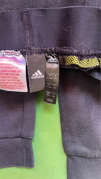 m Beden siyah Renk Adidas eşofman altı lastikli