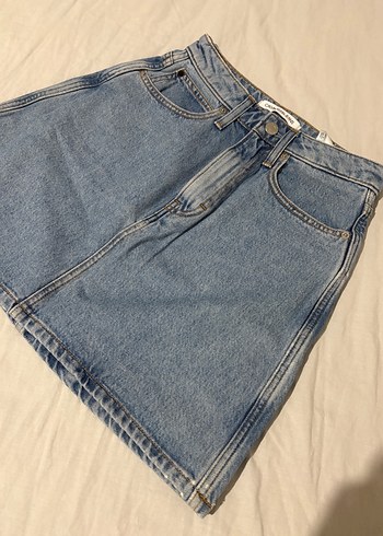 Mavi Loose Fit Midi Denim Etek
