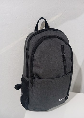 Gri Fermuarlı Erkek Sırt Çantası - Görsel 6