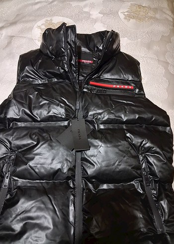 Siyah Deri Fermuarlı Erkek Yelek - Görsel 2