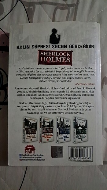  Beden Renk Sherlock Holmes Aklın Şüphesi Suçun Gerçeğidir