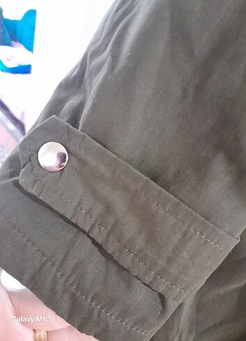 40 Beden haki Renk GABARDIN KABAN 