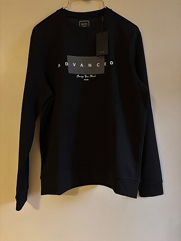 AVVA Erkek Siyah Sweatshirt
