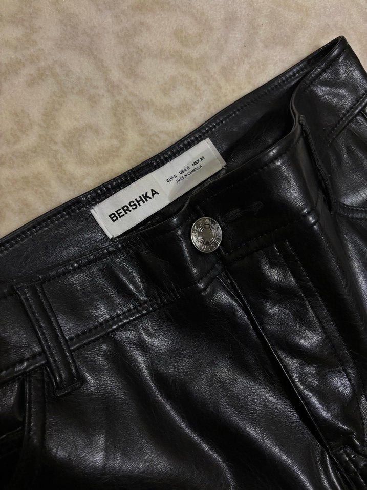 Kadın deri pantolon - Görsel 3