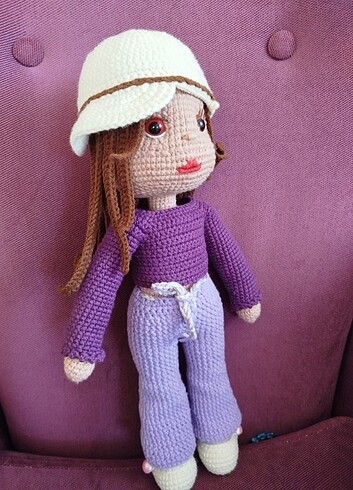 Amigurumi kız bebek - Görsel 4
