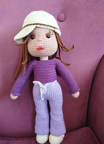 Amigurumi kız bebek - Görsel 8