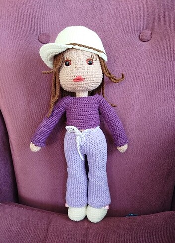 Amigurumi kız bebek - Görsel 12