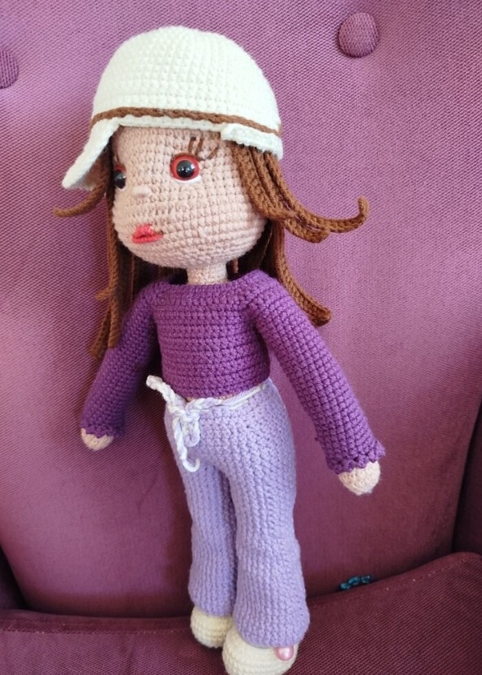 Amigurumi kız bebek - Görsel 3