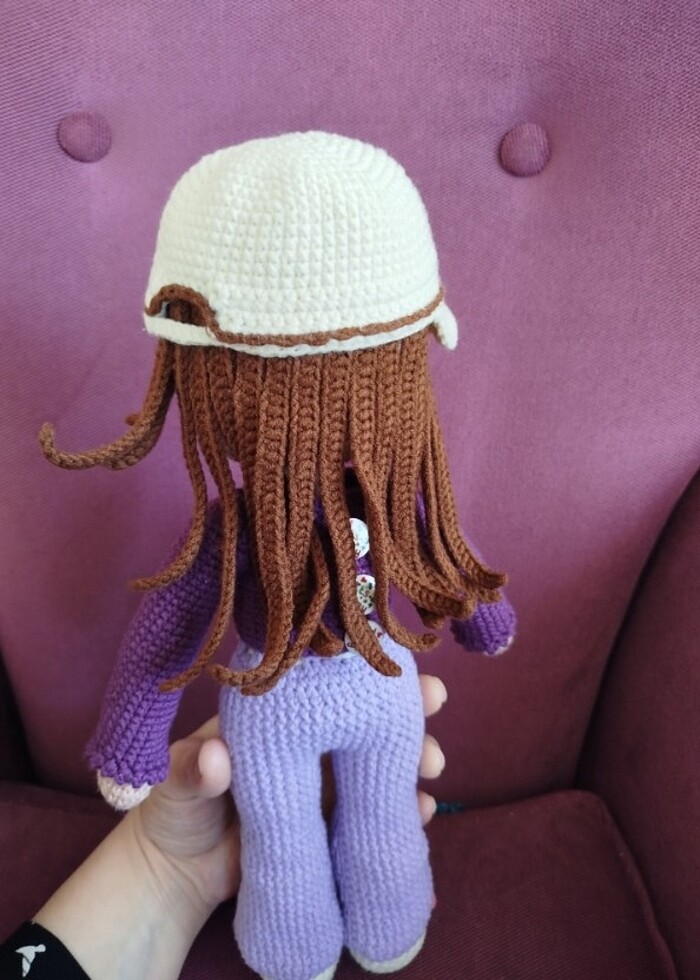 Amigurumi kız bebek - Görsel 5