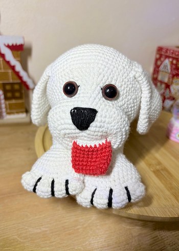 amigurumi uzanan köpek - Görsel 2