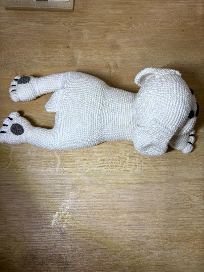 amigurumi uzanan köpek - Görsel 3