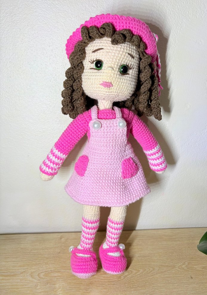 amigurumi kız bebek - Görsel 3