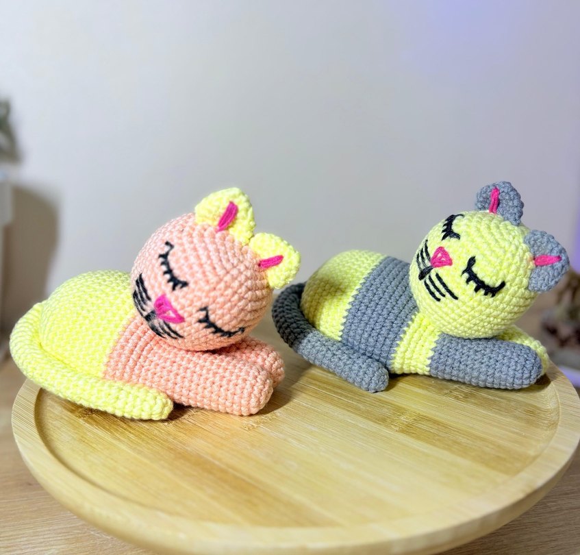 uyuyan minik kedi - Görsel 2