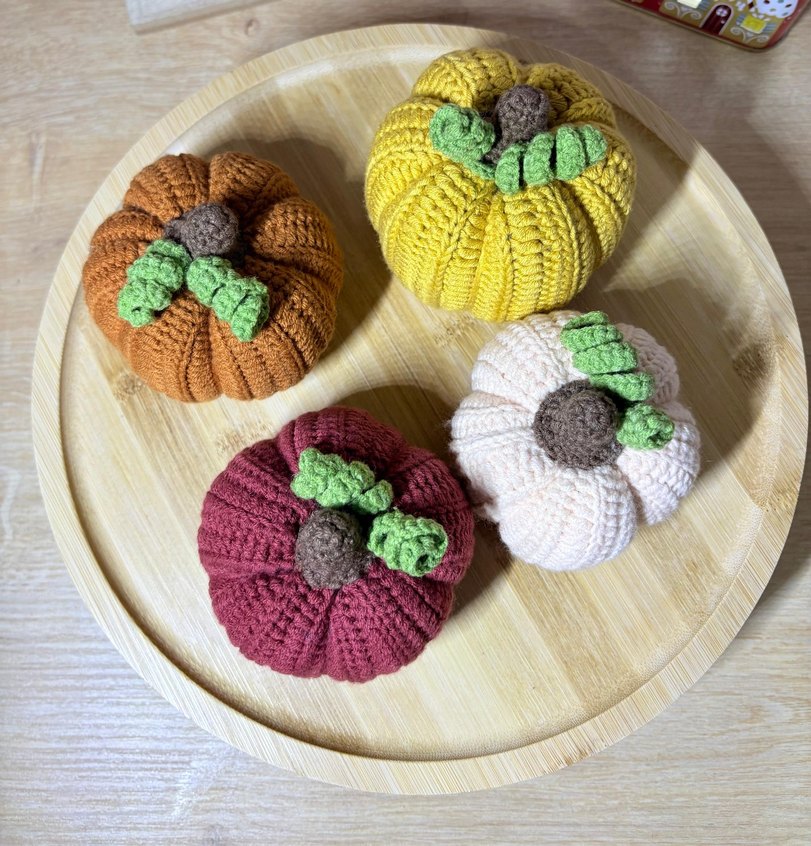 Renkli Örgü Kabak Dekorları - Görsel 5