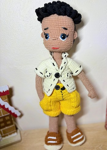 Sarı Şortlu erkek bebek - Görsel 3