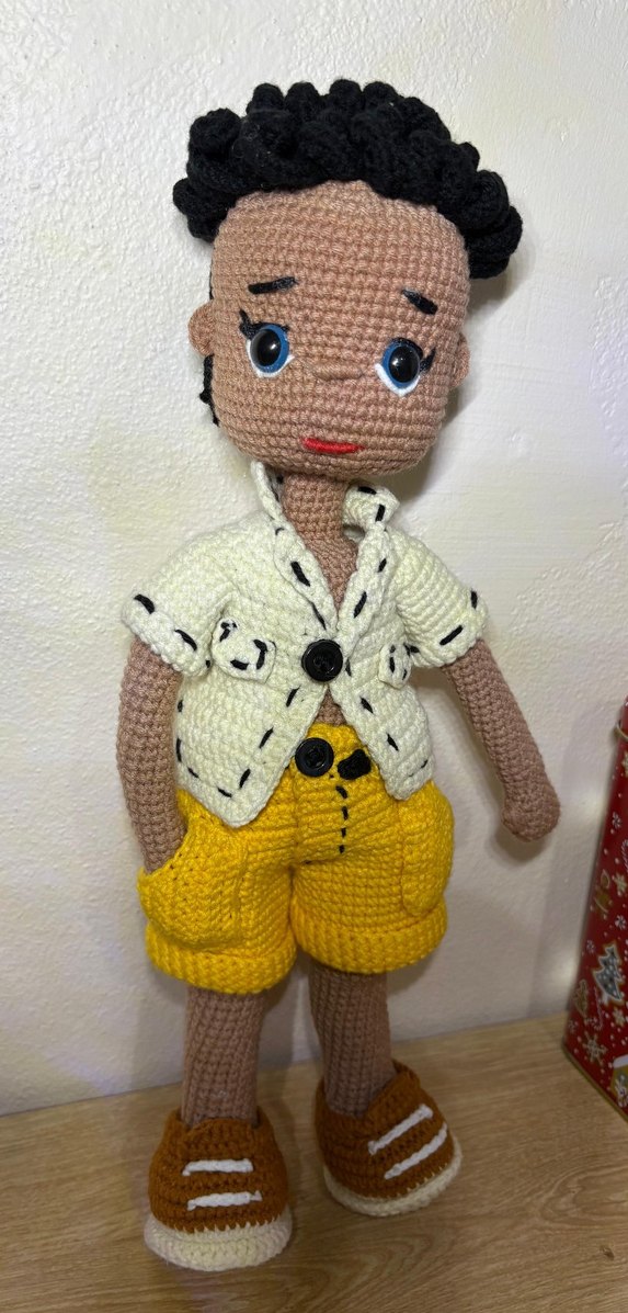 Sarı Şortlu erkek bebek - Görsel 2