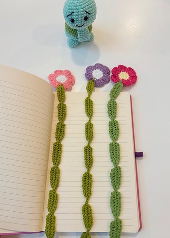 el örgüsü kitap ayracı - Görsel 3