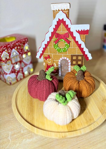 Renkli Örgü Kabak Dekorları - Görsel 4